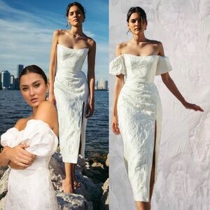 Jenny Yoo “Marilyn” Jacquard Dress